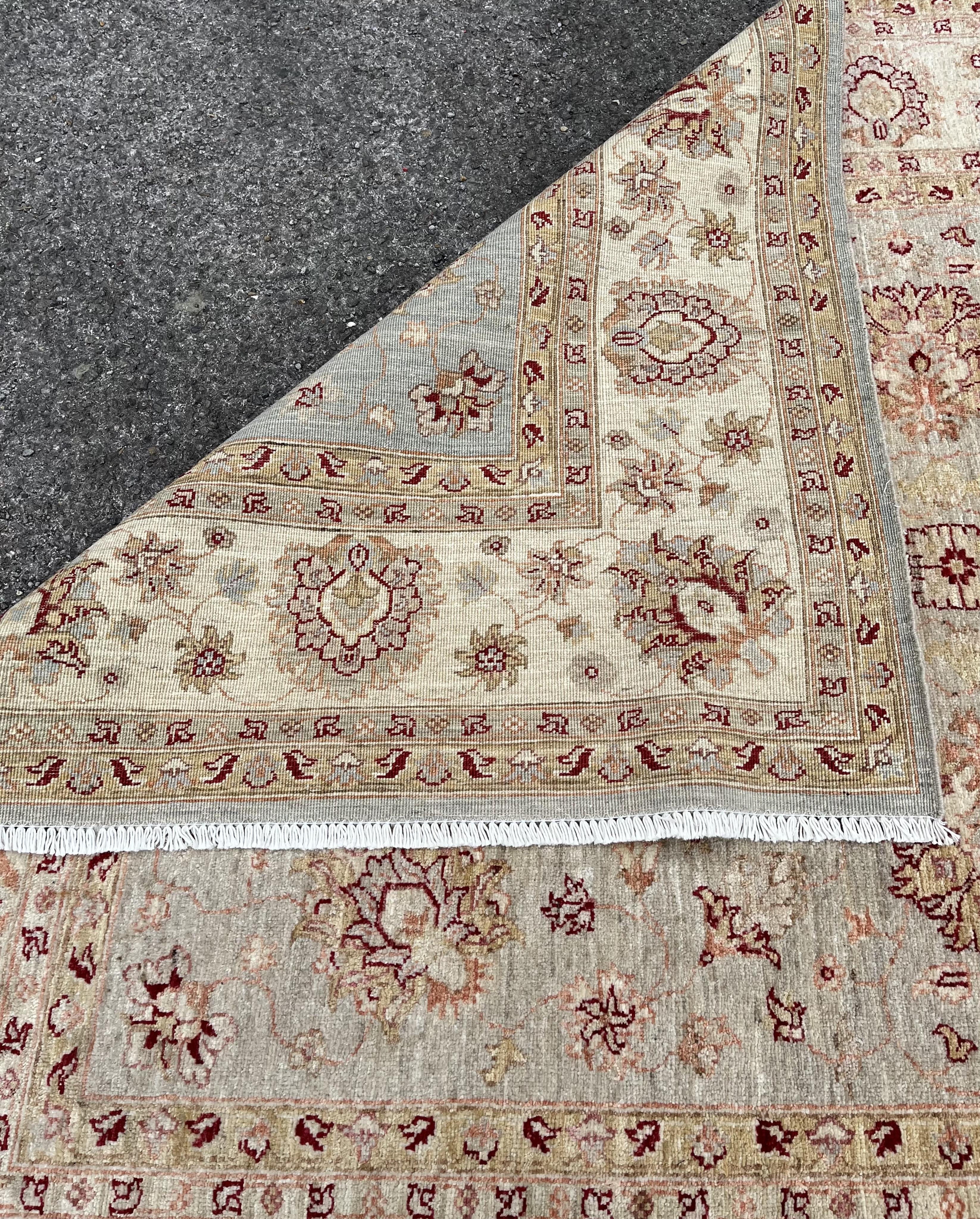 A Ziegler style ivory ground carpet, 240 x 173cm. Condition - good